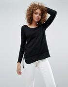 Only Jessy Jess Layered Long Sleeve Tee - Black