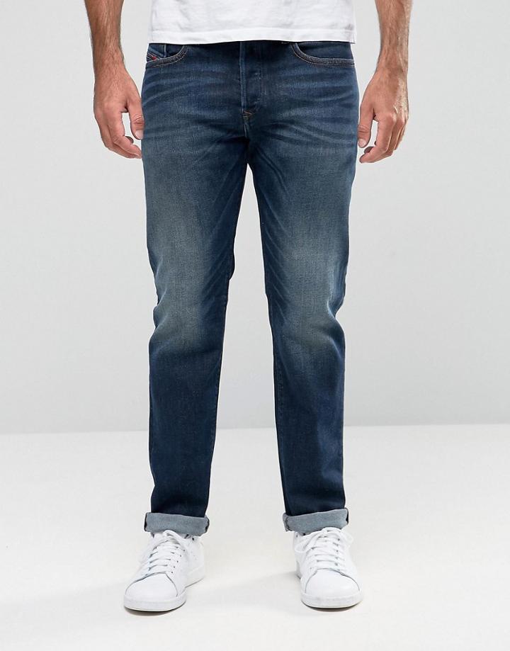 Diesel Buster Straight Jeans 857y Mid Vintage - Blue