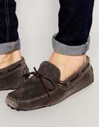 Standard Forty-five Suede Driving Shoe - Gray