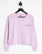 Quiksilver Return To The Moon Long Sleeve T-shirt In Pink