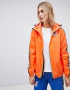 K-way X Kappa Zip Through Rain Jacket - Orange
