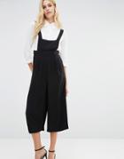 Y.a.s Halie Culottes Jumpsuit - Black