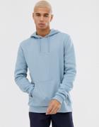 Asos Design Hoodie In Blue - Blue