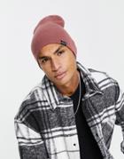 Jack Wolfskin Rib Beanie In Red
