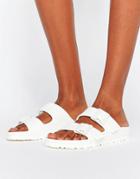Birkenstock Arizona White Eva Flat Sandals - White