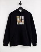 Nicce Aerial Box Photo Print Hoodie In Black