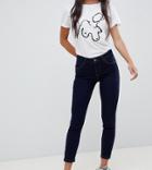 Only Petite Skinny Leg Push Up Effect Jean In Blue
