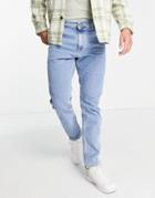 Tommy Jeans Ethan Relaxed Straight Fit Jeans In Light Wash-blue