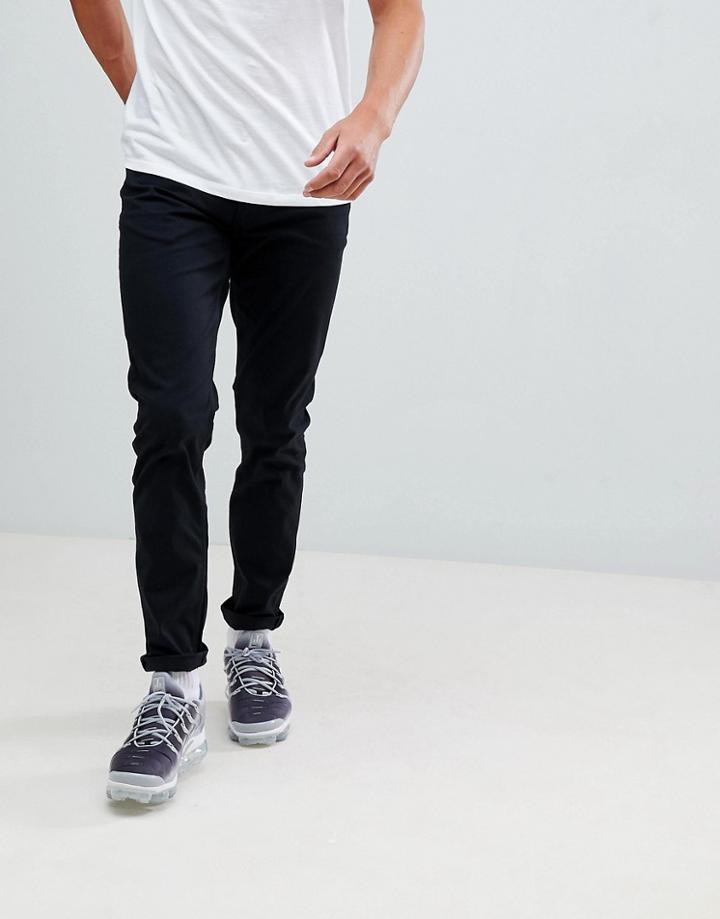 Love Moschino Skinny Jeans In Black - Black