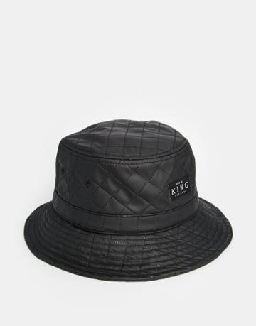 King Apparel Black Label Bucket Hat - Black