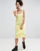 Asos Ultimate Midi Tank Dress - Yellow