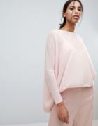 Subtle Luxury Loose And Easy Cashmere Sweater - Pink