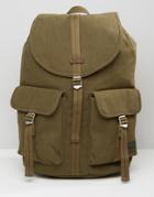 Herschel Supply Co Dawson Backpack In Military Inspired Army Surplus 20l - Green