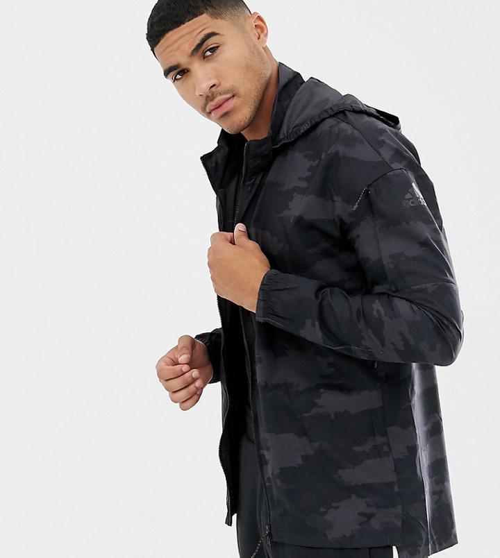 Adidas Supernova Running Jacket In Black - Black