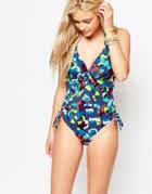Pour Moi Coral Reef Swimsuit - Multi