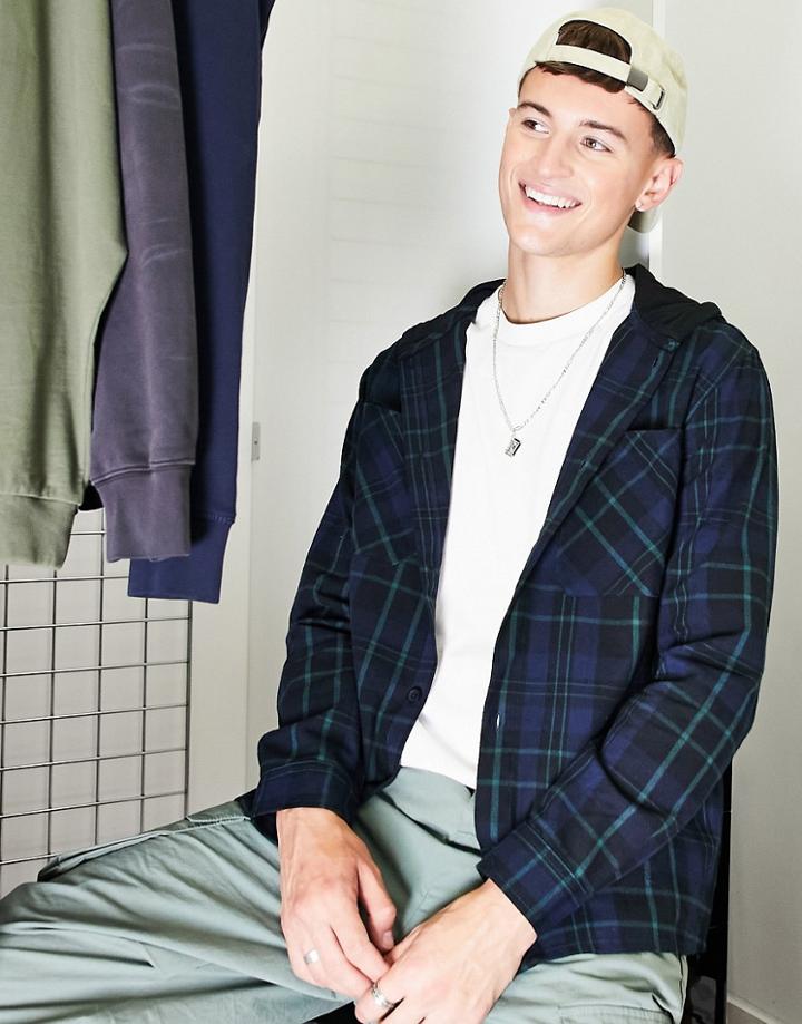 Another Influence Check Shirt In Black