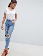 Boohoo V Neck T-shirt - White
