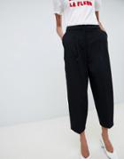 Selected Femme Cropped Pants-black