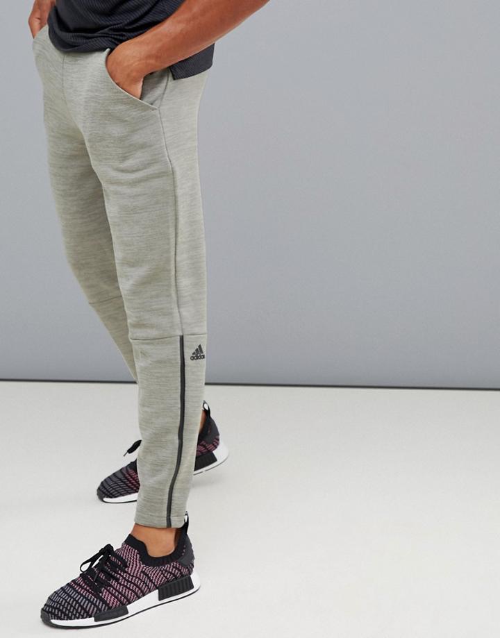 Adidas Zne Joggers In Green Heather D74655 - Green