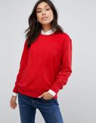 Boss Casual Viva Sweatshirt - Red