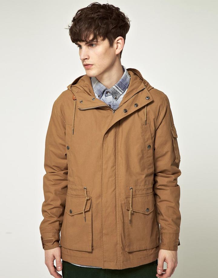 Samsoe & Samsoe Hooded Lightweight Jacket - Beige