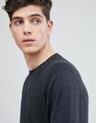Mango Man Cotton Cashmere Blend Sweater In Gray - Gray