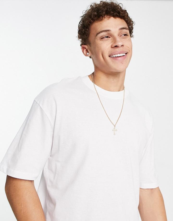Jack & Jones Originals Oversized T-shirt In White
