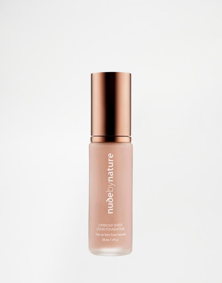 Nude By Nature Luminous Sheer Liquid Foundation - Latte
