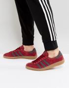 Adidas Originals Bermuda Suede Sneakers In Red By9653 - Red