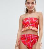 Jade Clark X Tara Khorzad Lobster Bikini Bottoms - Red