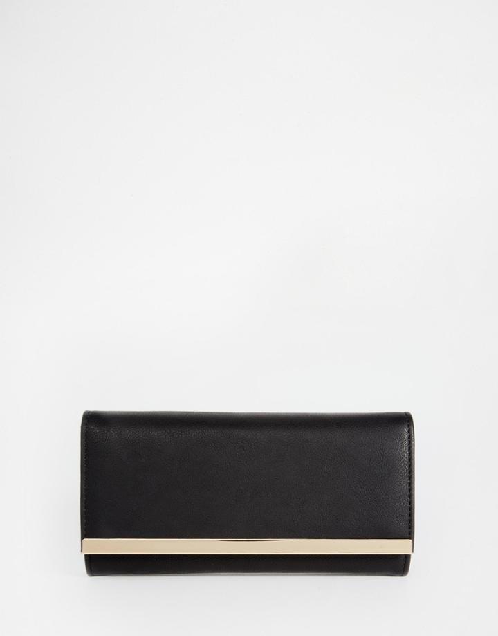 Asos Metal Bar Detail Purse - Black