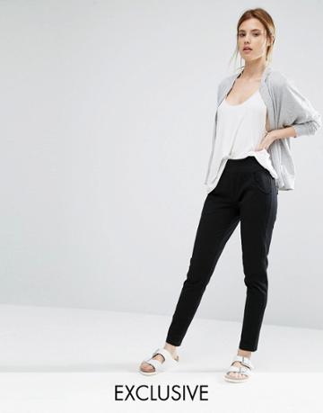 Stitch & Pieces Black Joggers - Black