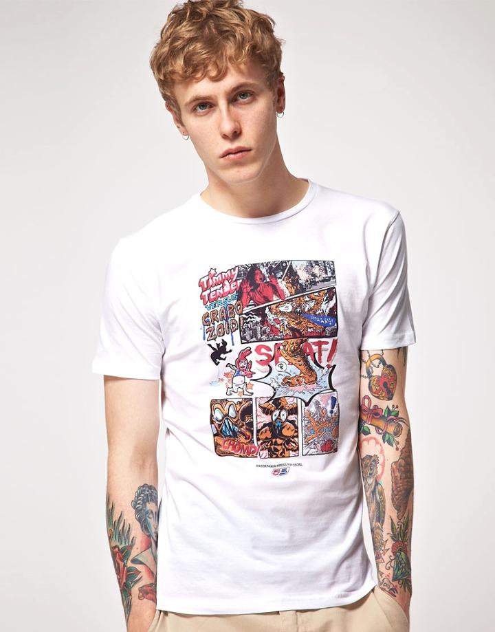 55dsl Passenger T-shirt - White
