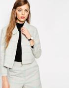 Asos Jacket In Wool Check Co-ord