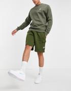 Nike Club Fleece Cargo Sweat Shorts In Khaki-green