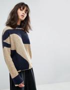 Weekday Jacquard Knit Sweater - Multi
