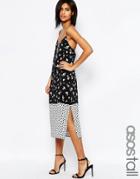 Asos Tall Ditsy Mix & Match Midi Cami Dress - Multi