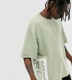 Heart & Dagger Short Sleeve Sweat With Raw Hem