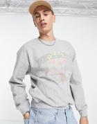 Vintage Supply North Dakota Collegiate Sweatshirt In Gray
