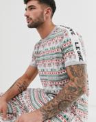 Le Breve Holidays Print Lounge T-shirt