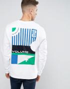 Asos Sweatshirt With Back Print - White