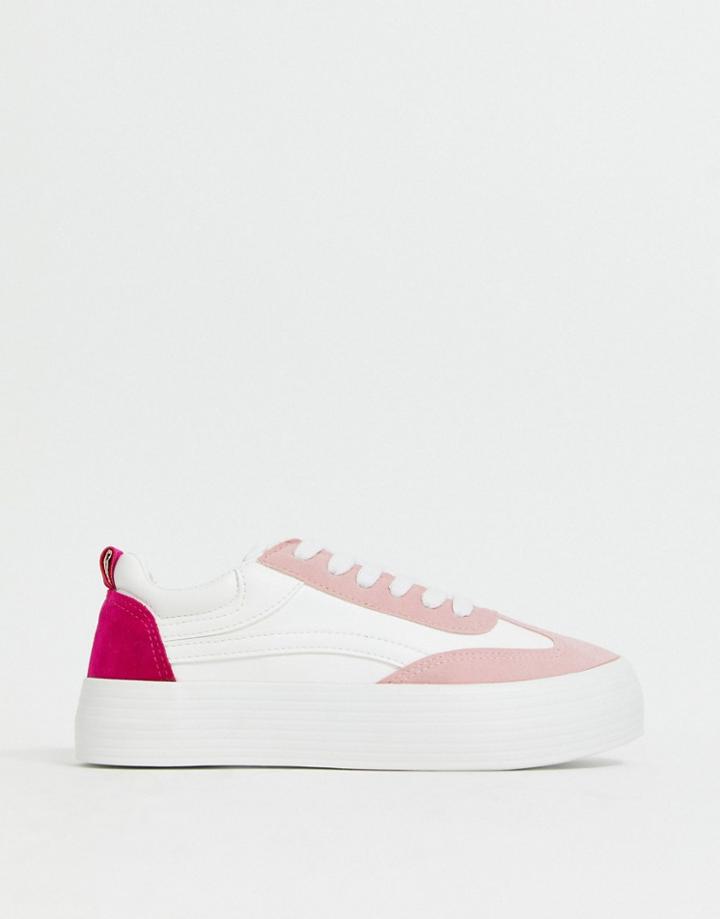 London Rebel Lace Up Sneakers-multi