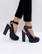 Asos Once Upon A Time Chunky Platforms - Black