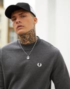 Fred Perry Crew Neck Sweatshirt In Gray