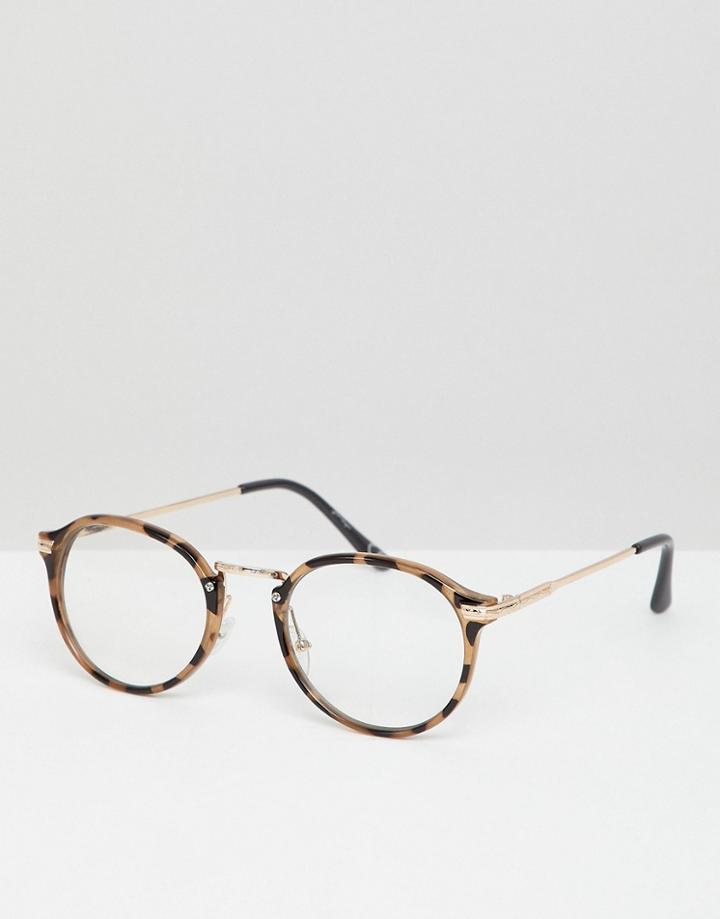 Jeepers Peepers Round Glasses In Tort - Brown