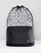 Asos Design Backpack In Ombre Print - Black