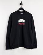 Adidas Originals Adventure Sweatshirt In Black-green