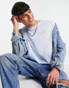 New Look Oversized T-shirt In Light Blue