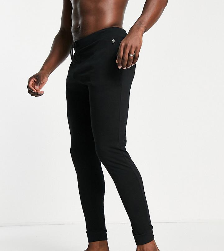 French Connection Tall Lounge Joggers In Black