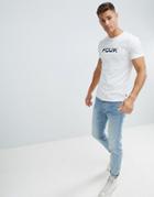 French Connection Fcuk Logo T-shirt-white